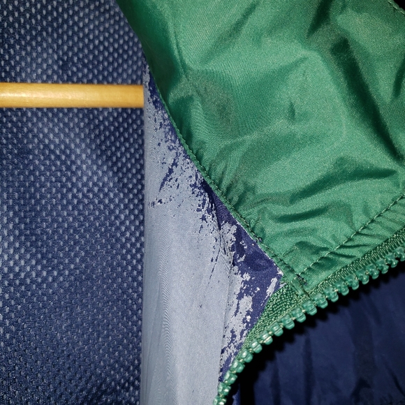 Columbia Zip Up Hooded Windbreaker Packable Rain Jacket Women's Size Large - Picture 6 of 8